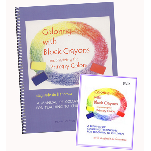 Coloring With Block Crayons - Book & DVD Set-需預訂